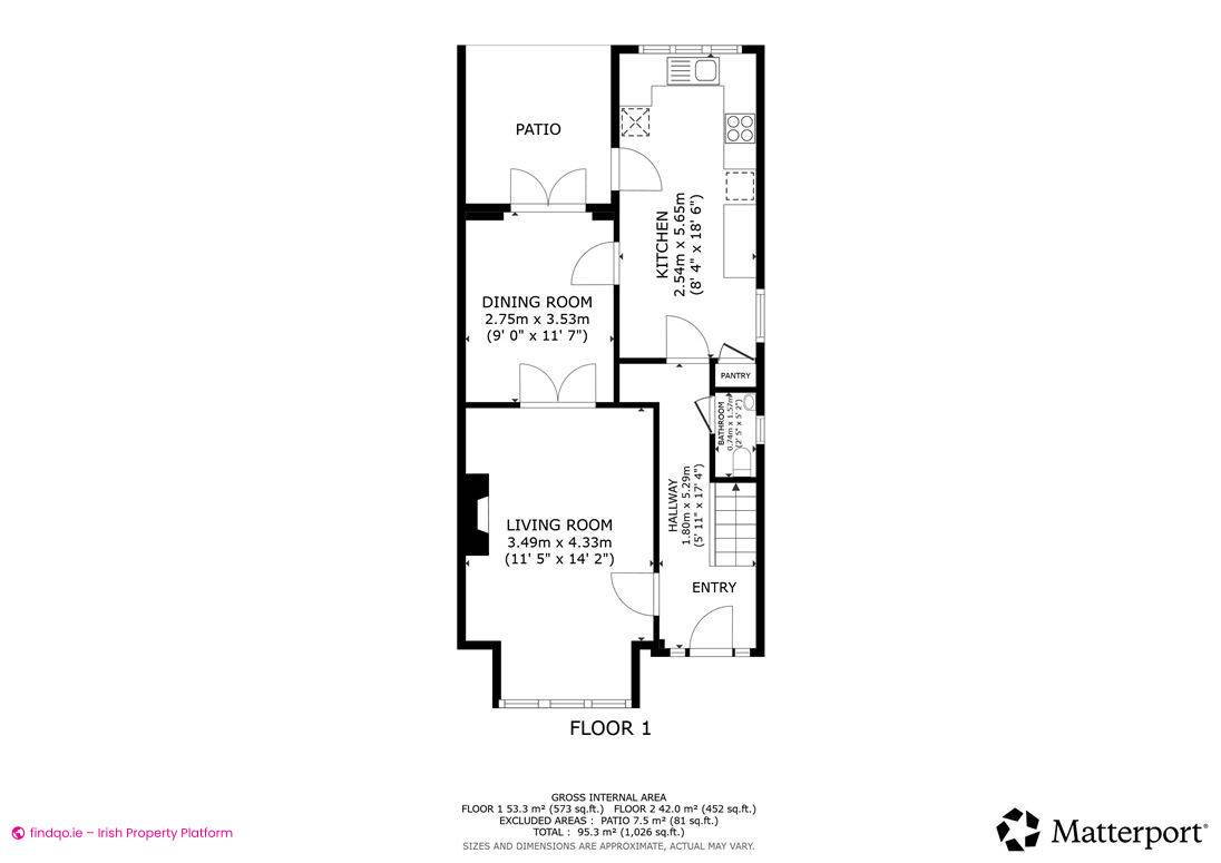 End of terrace house for Sale in Navan Road, Dublin 7
