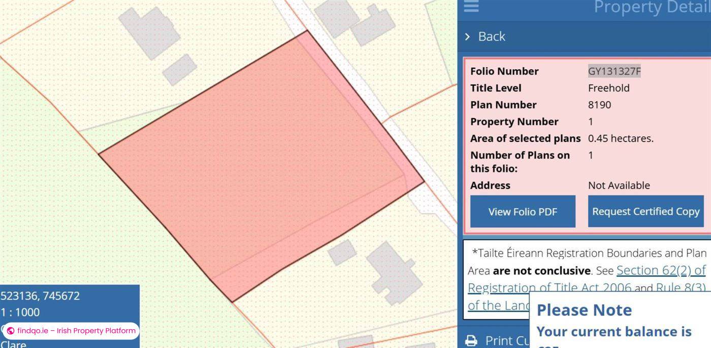 Site for Sale in Headford, Galway