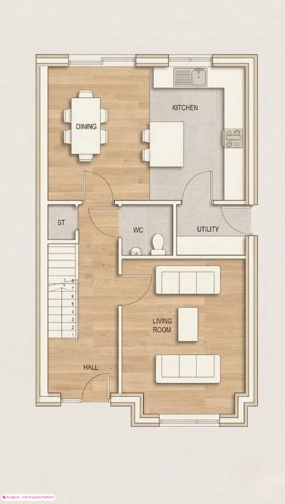 Semi-detached house for Sale in Glounthaune, Cork