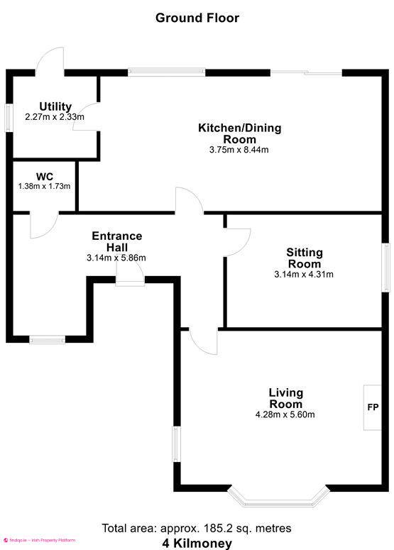 Detached house for Sale in Carrigaline, Cork