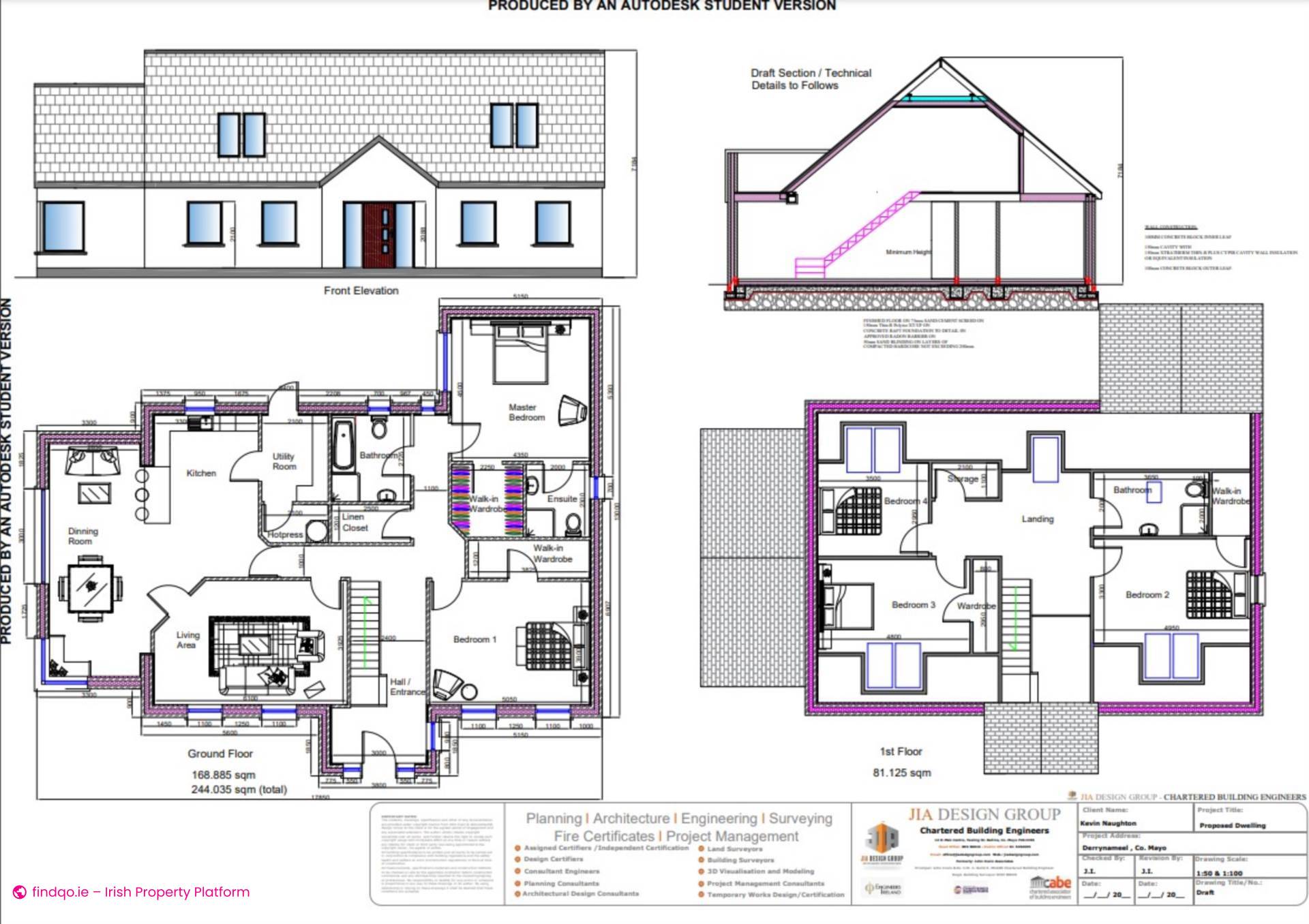 Detached house for Sale in Derrynameel, Barnatra,Ballina, Co. Mayo