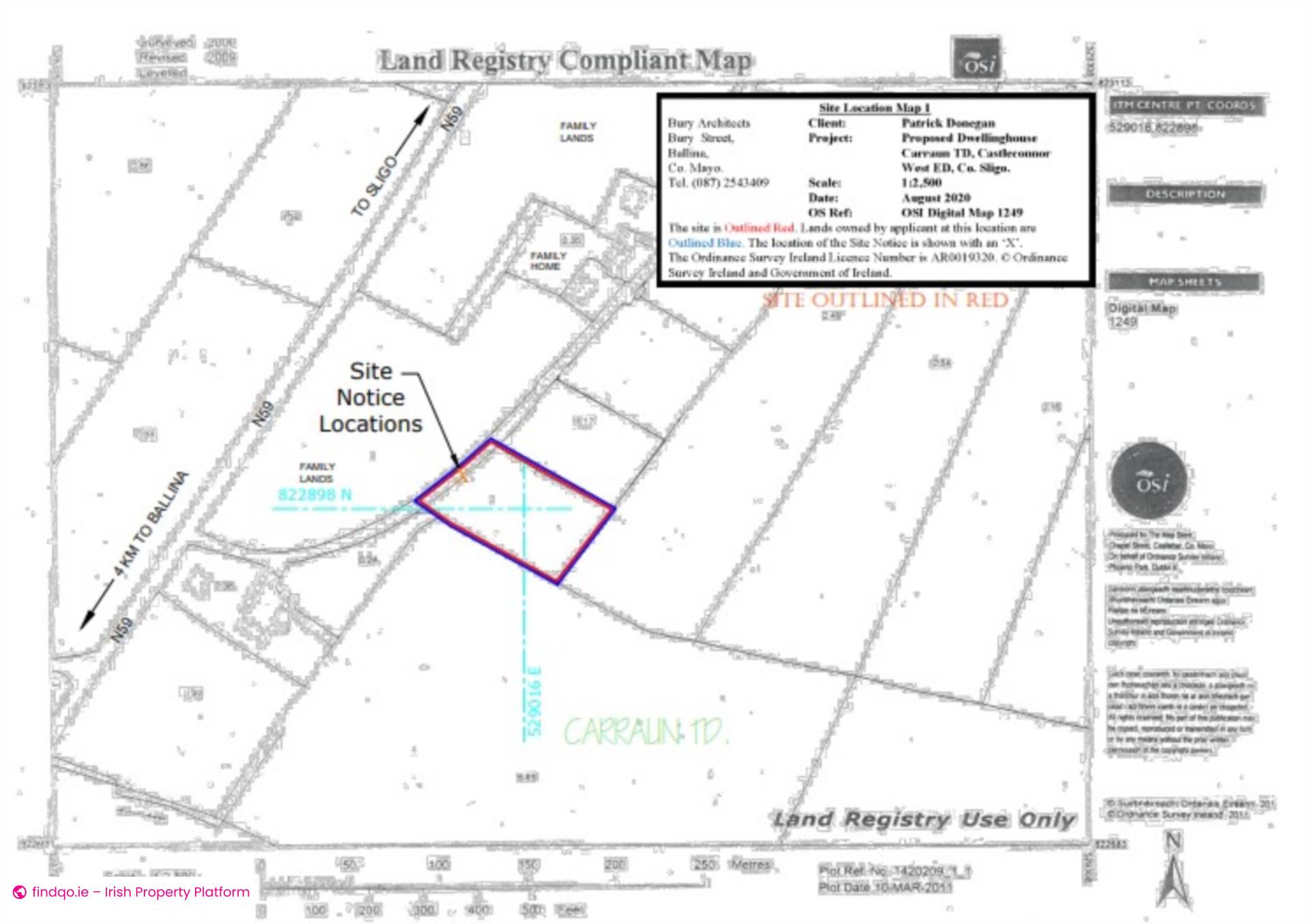 Development Land for Sale in Carraun, Corballa, Co. Sligo