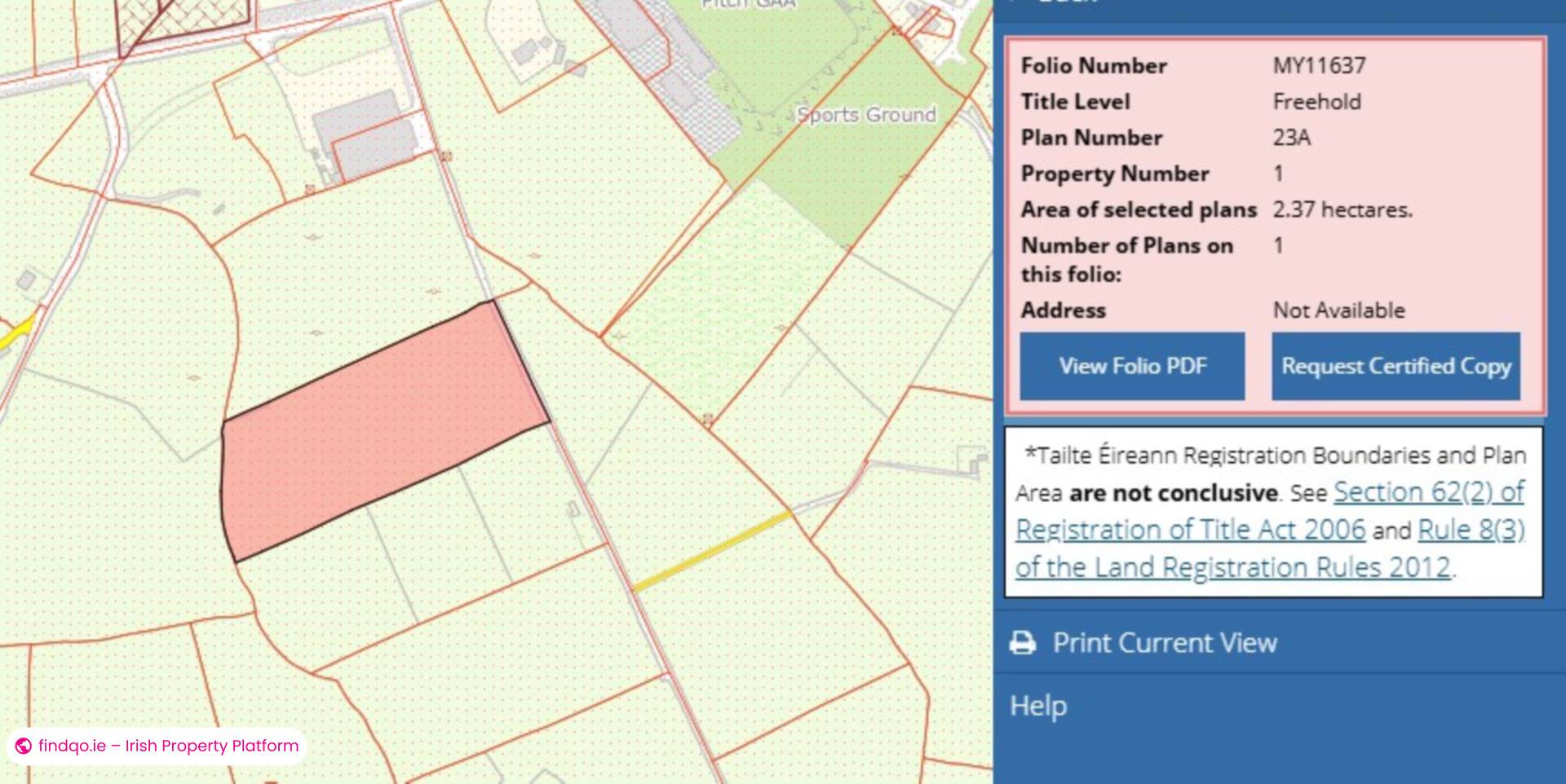 Development Land for Sale in Charlestown, Armagh
