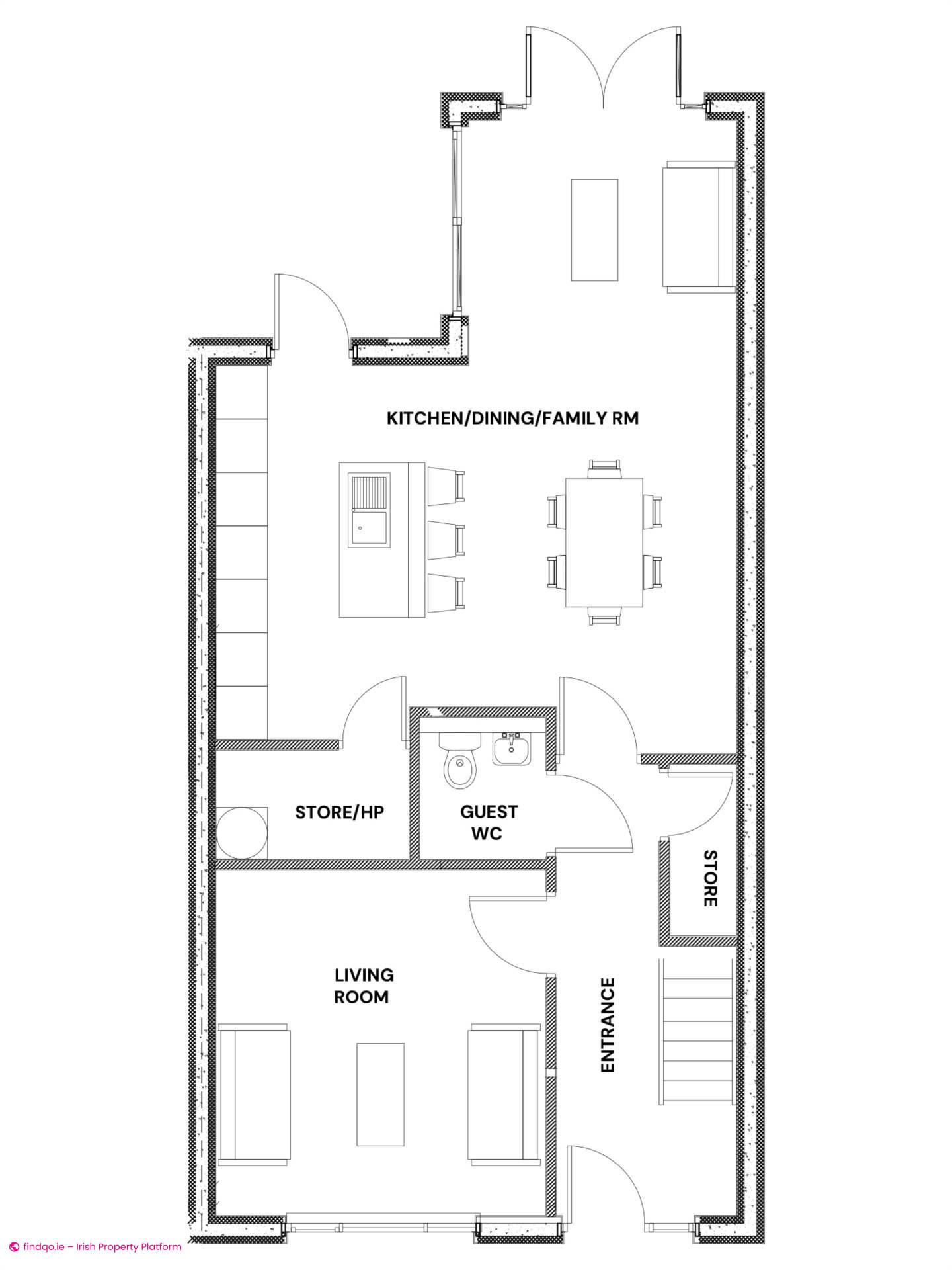 Semi-detached house for Sale in Dungloe, Donegal