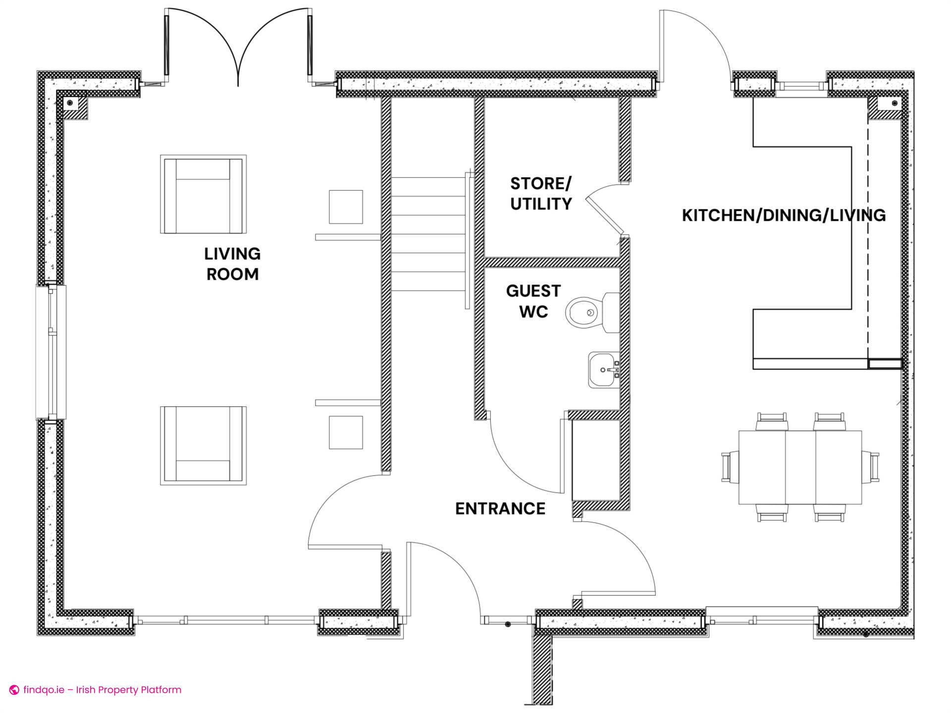 Semi-detached house for Sale in Dungloe, Donegal