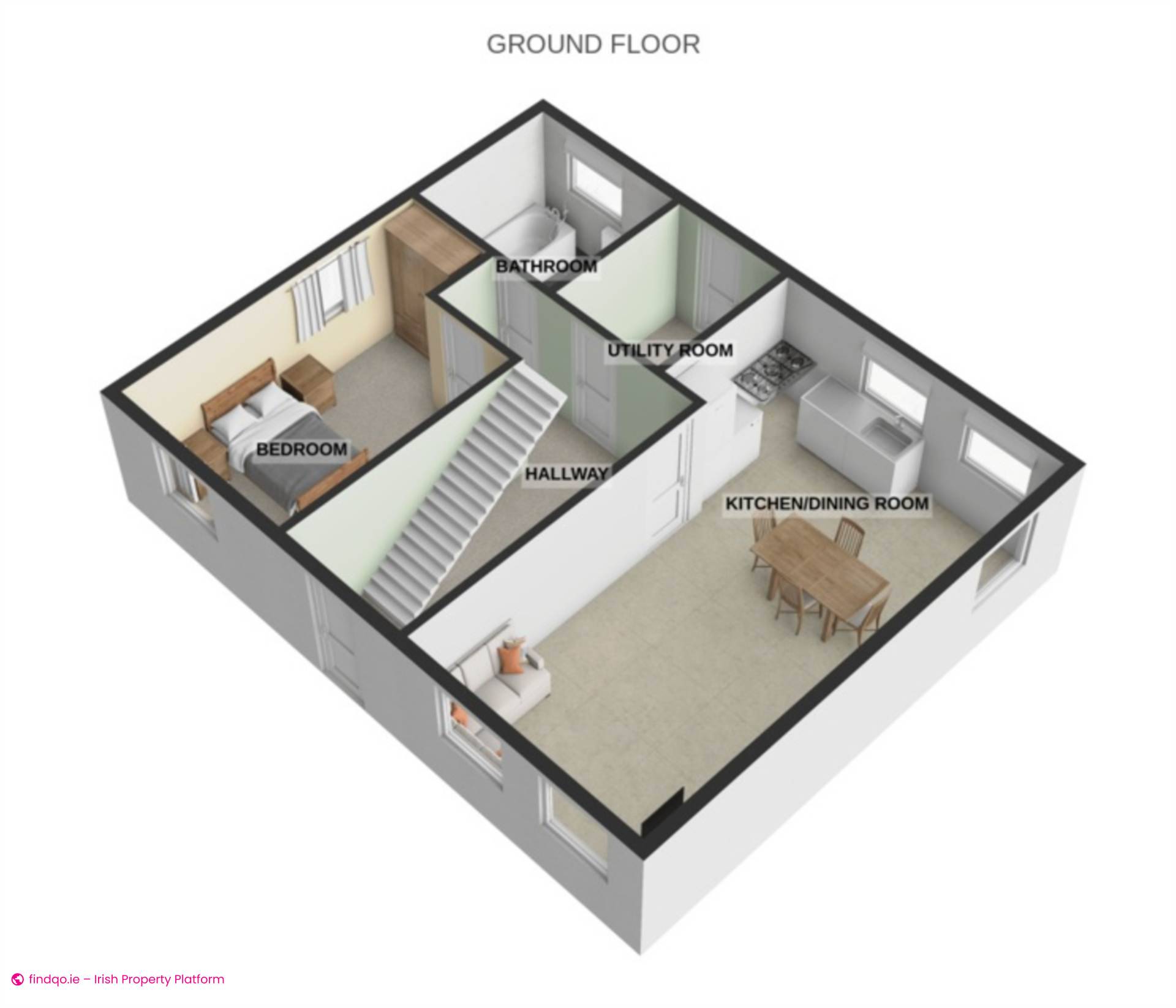Detached house for Sale in Burtonport, Donegal