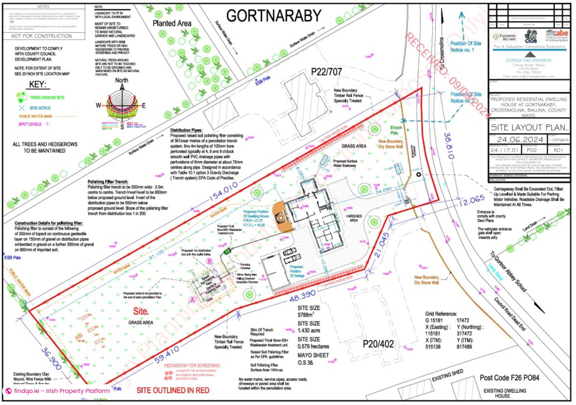 Site for Sale in Crossmolina, Mayo