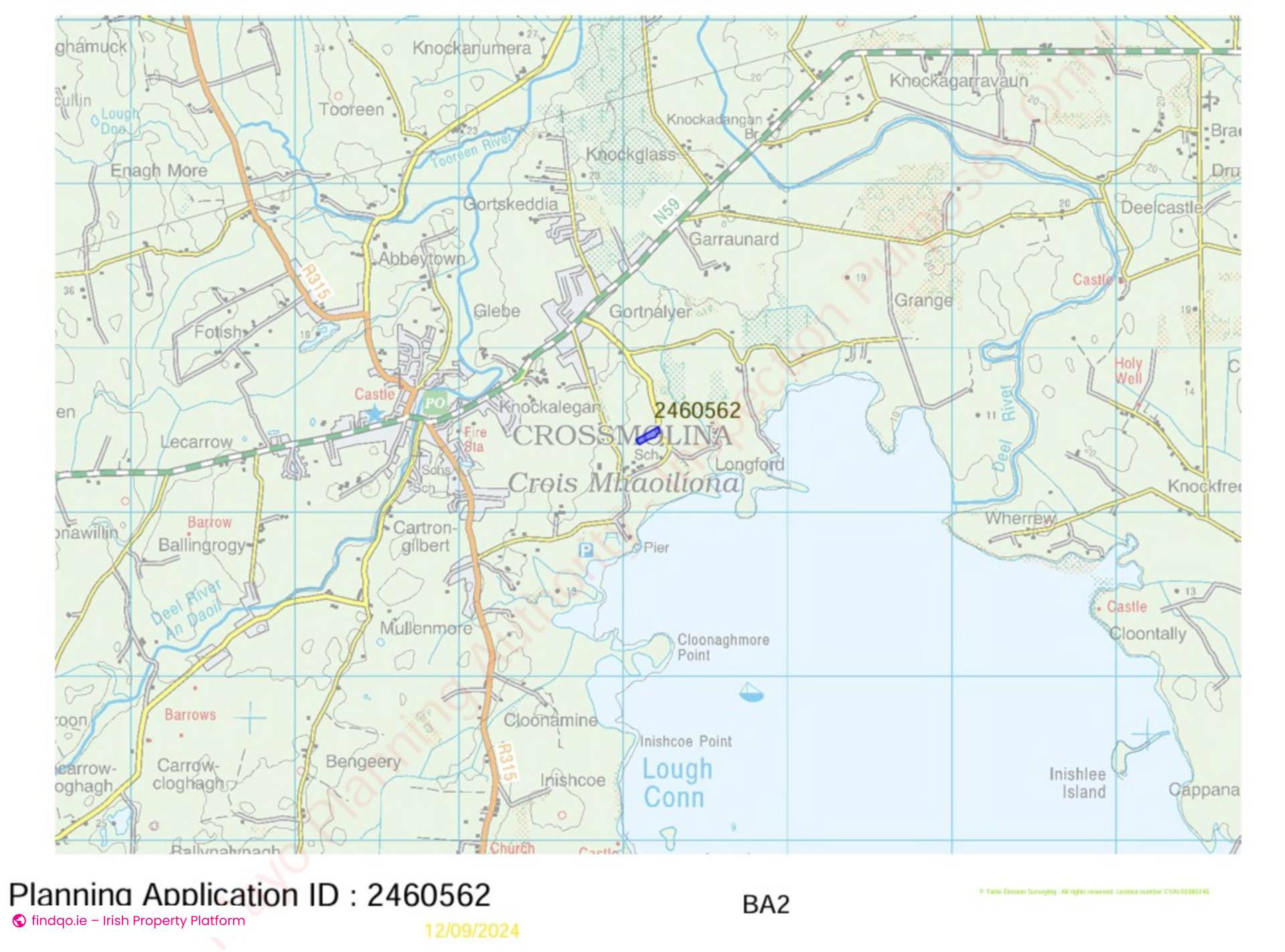 Site for Sale in Crossmolina, Mayo