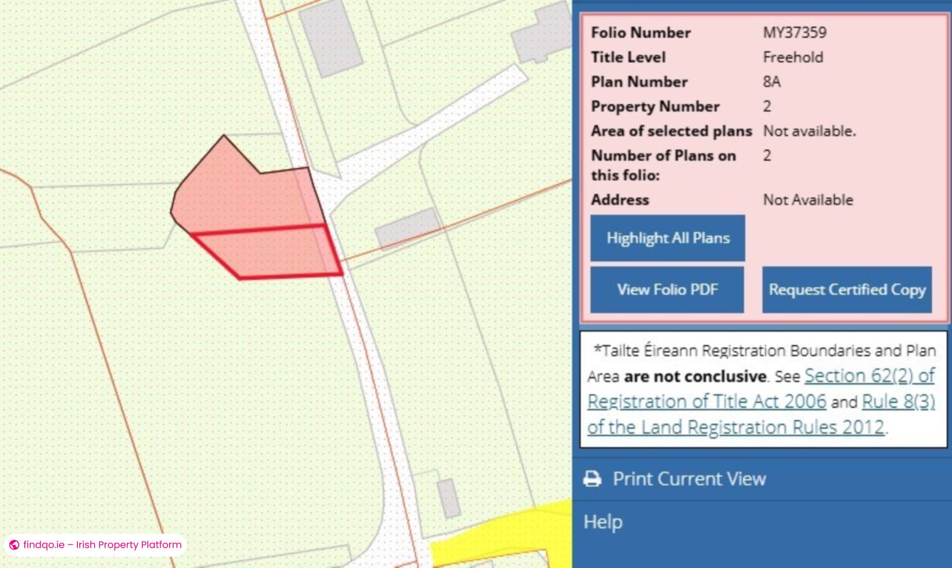 Site for Sale in Ballina, Mayo