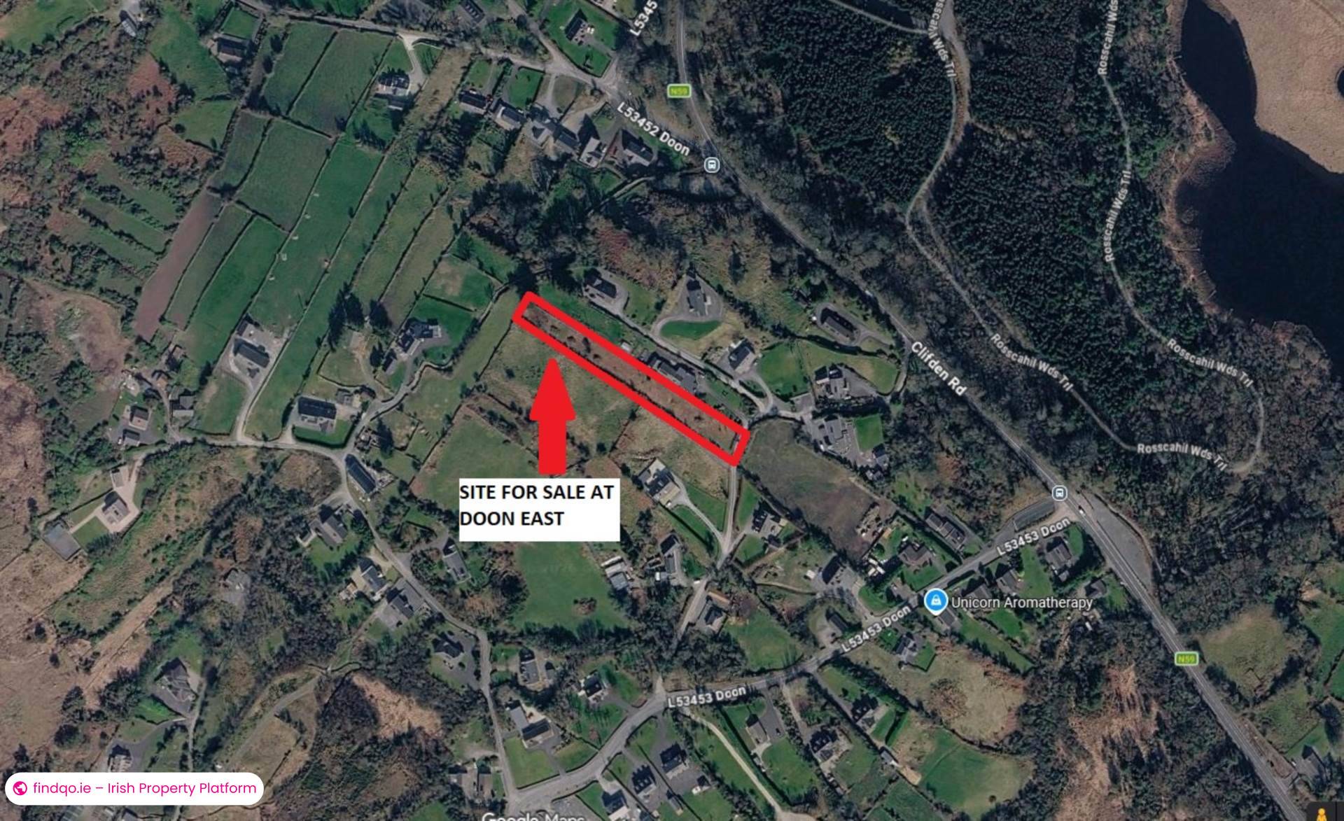 Commercial Site for Sale in Rosscahill, Galway