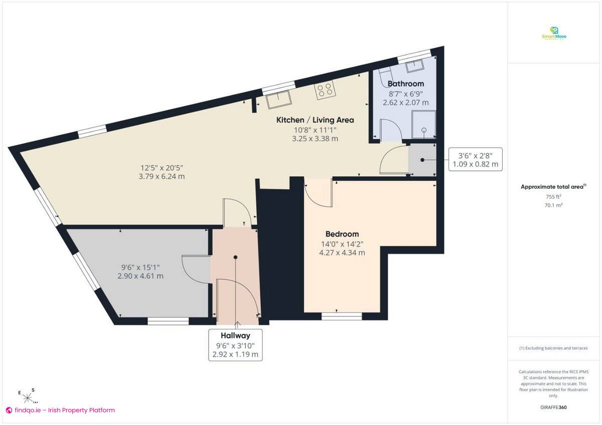 2 Bedroom Apartment for Rent in Waterford City Centre, Waterford