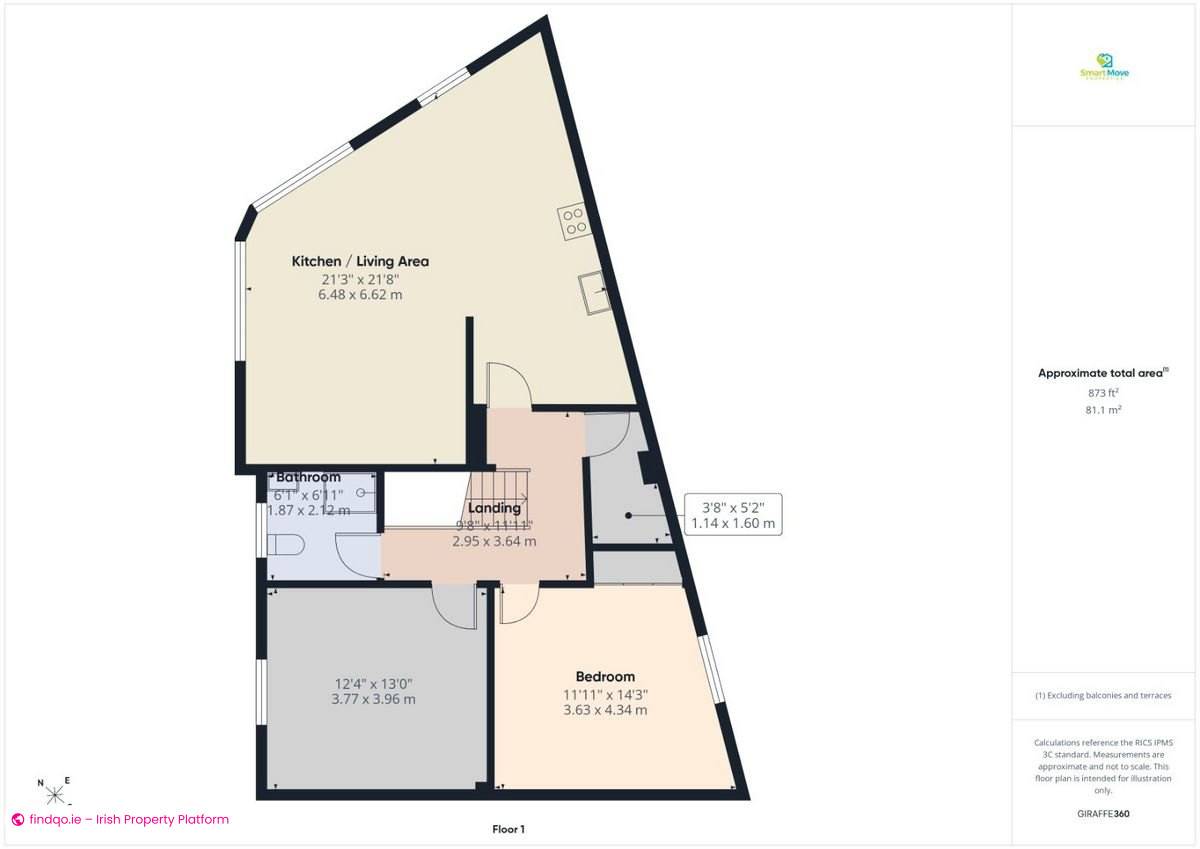 2 Bedroom Apartment for Rent in Waterford City Centre, Waterford
