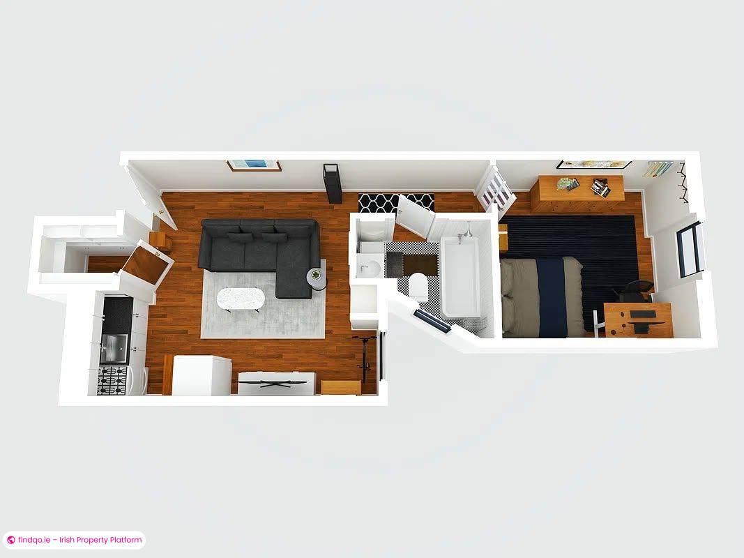 1 Bedroom Apartment for Rent in Mountjoy Square, Dublin 1