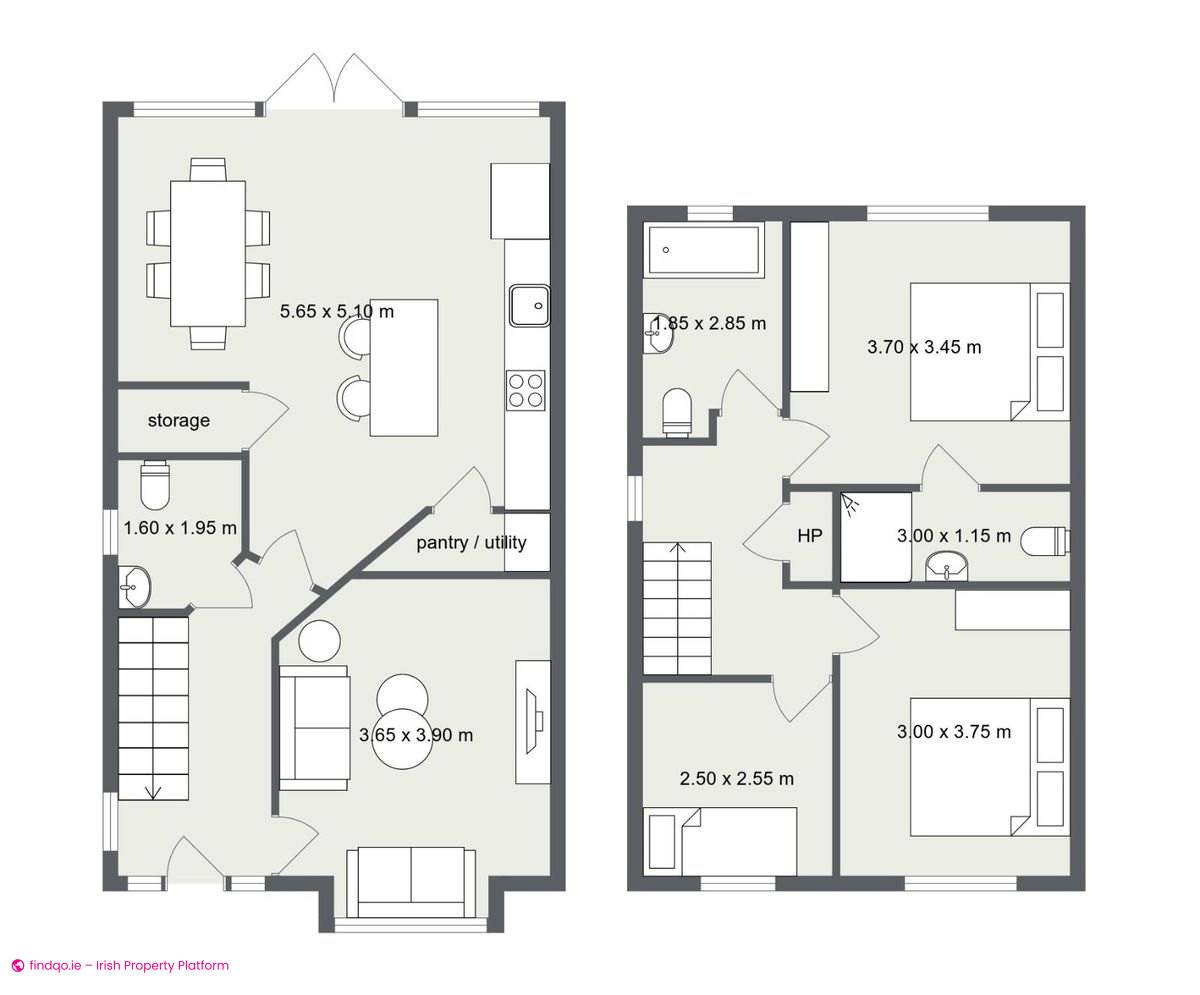 Semi-detached house for Sale in Kildare, Kildare
