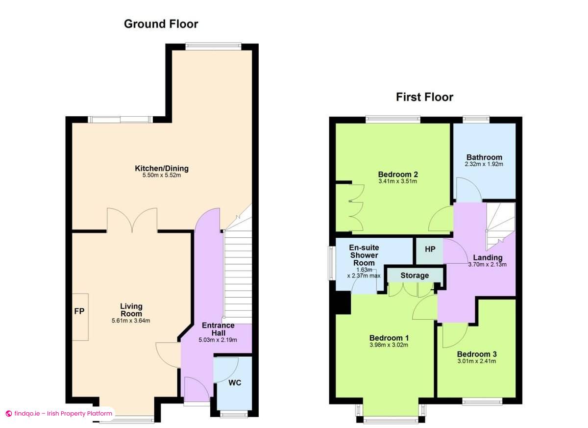 Buy a Semi Detached House in Trim Meath with 3 Beds 3 Baths and Garden