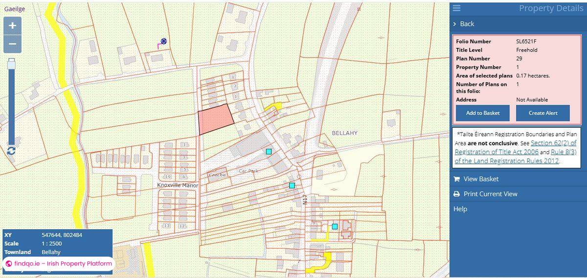 Site for Sale in Bellaghy, Sligo