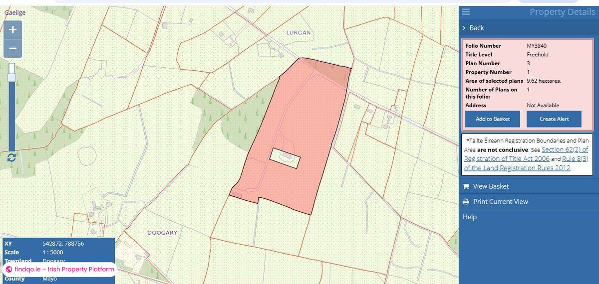Agricultural Land for Sale in Ballyhaunis, Mayo