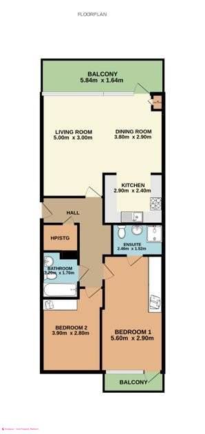 Share a 1 Bedroom Apartment in Dublin 15 with Modern Appliances and Balcony