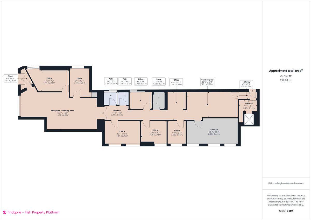 Buy Detached House in Waterford City Centre 2 Beds 3 Baths with Cable and Alarm