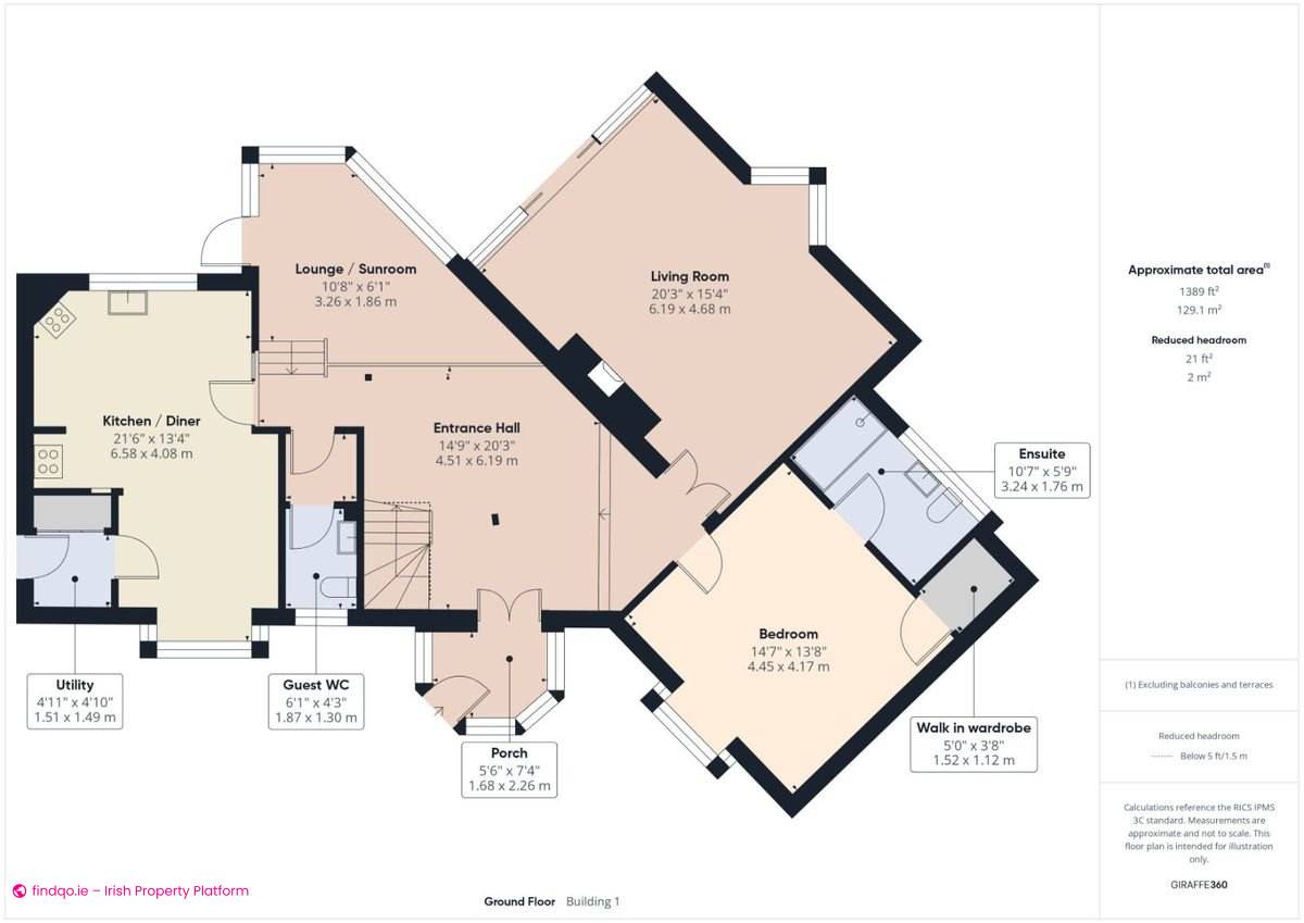 4 Bed 4 Bath Detached House for Sale with Parking Cable in Newtown Waterford