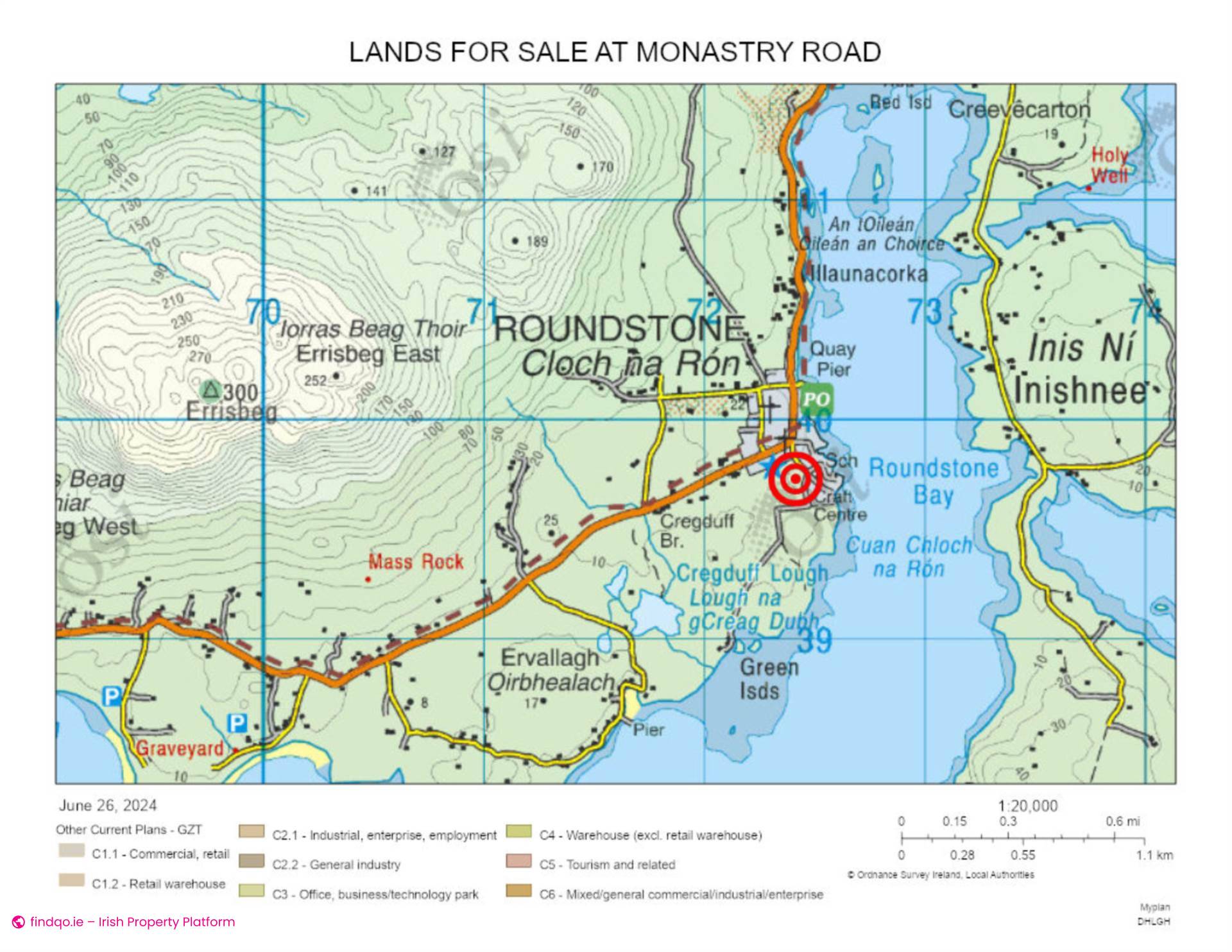 Commercial Site for Sale in Roundstone, Galway