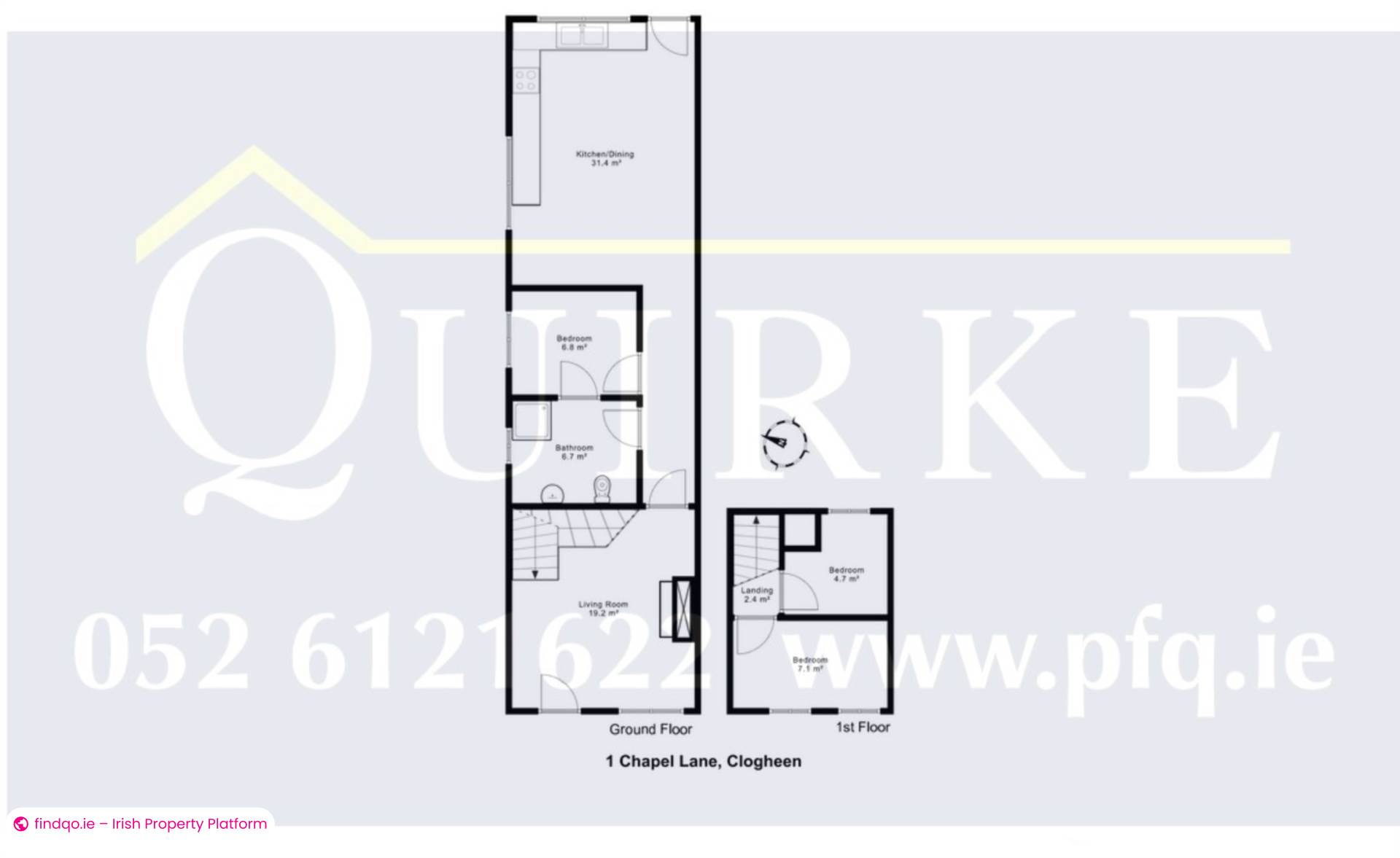 End of terrace house for Sale in Clogheen, Cork