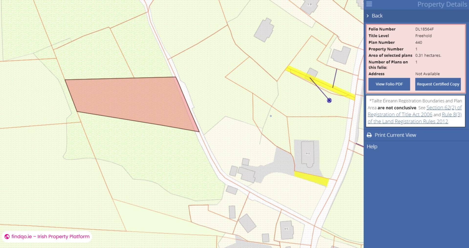 Site for Sale in Loughanure, Donegal