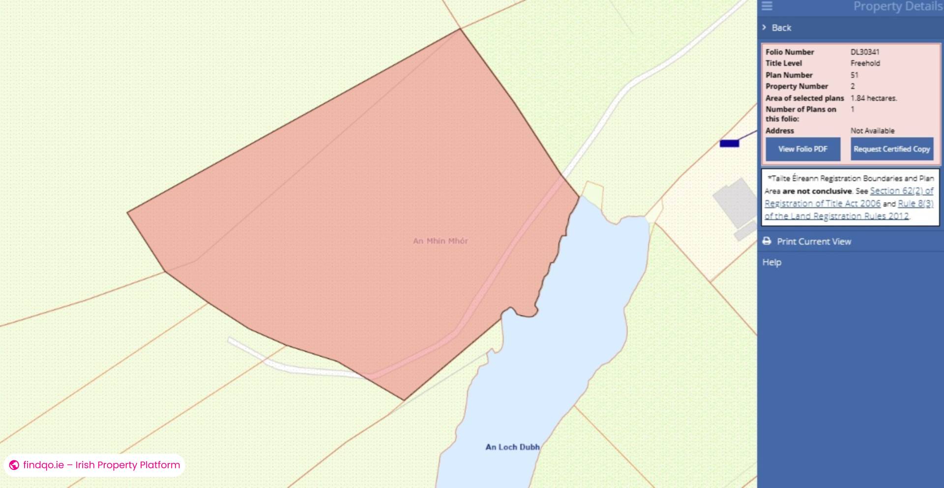 Site for Sale in Dungloe, Donegal