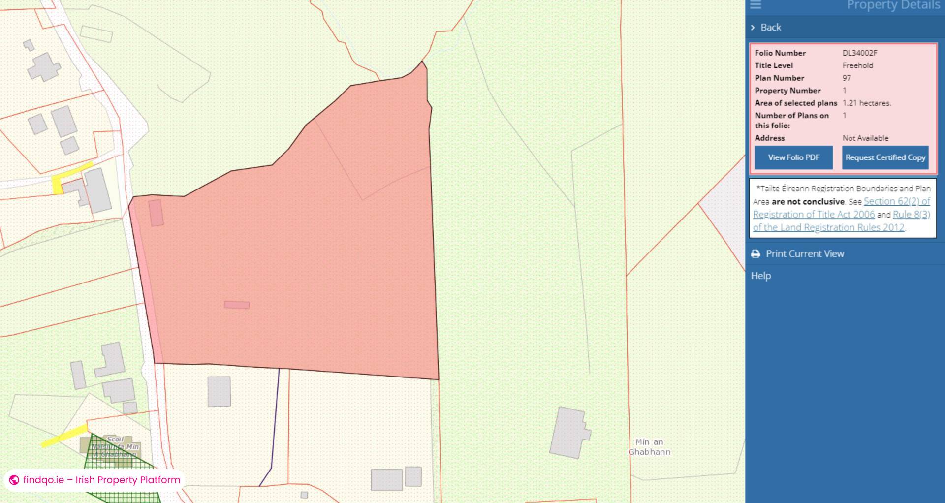 Site for Sale in Lettermacaward, Donegal