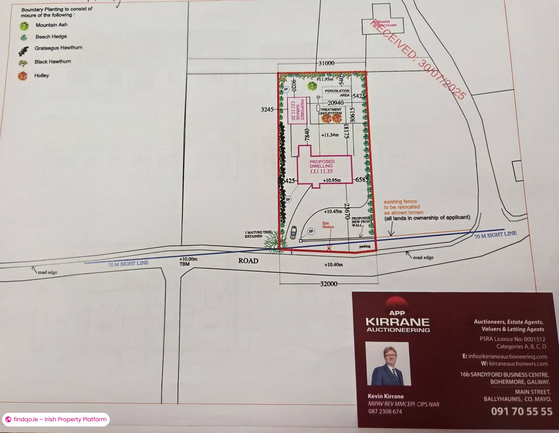 Commercial Site for Sale in Dunmore, Galway