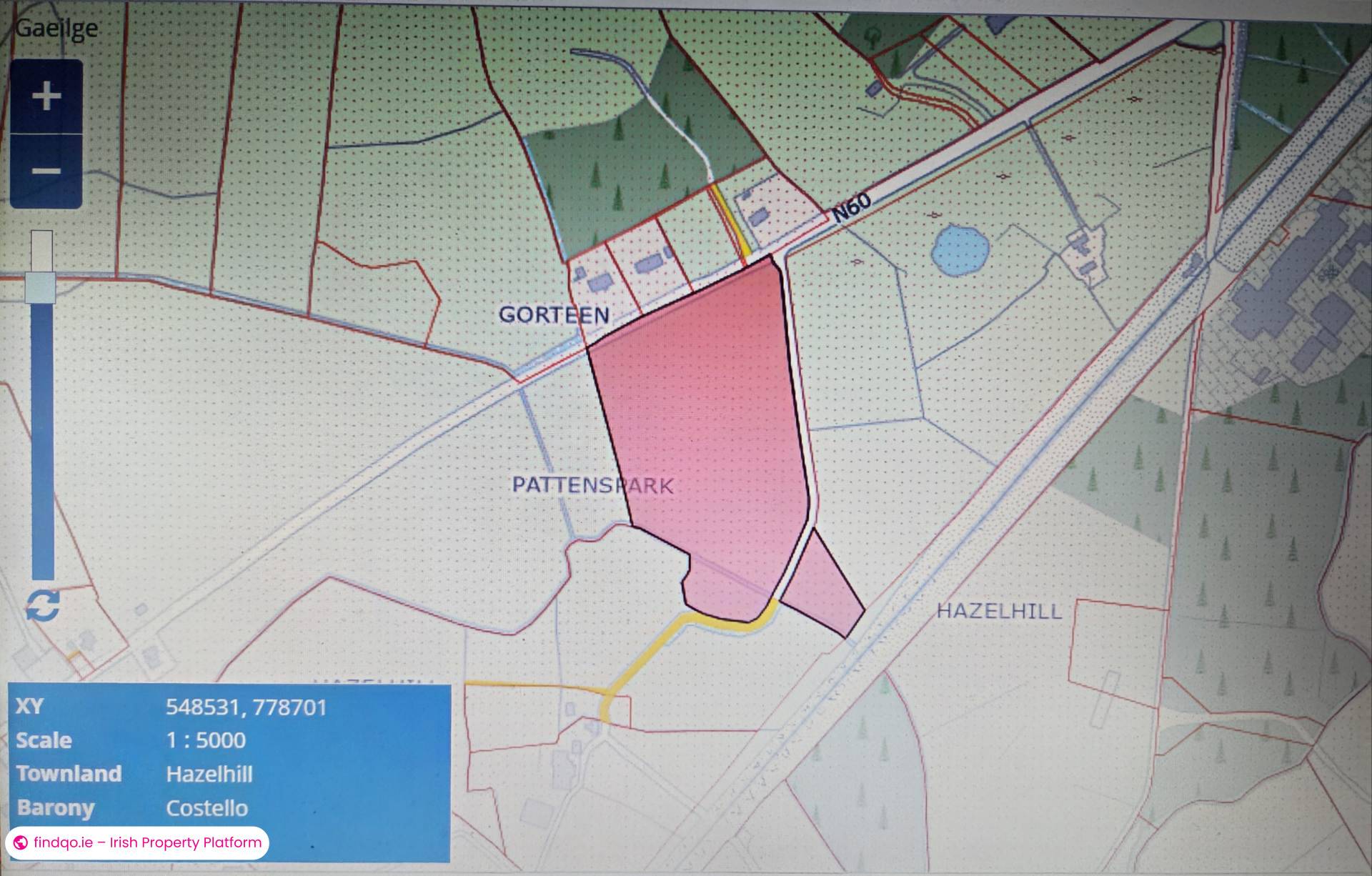 Development Land for Sale in Ballyhaunis, Mayo