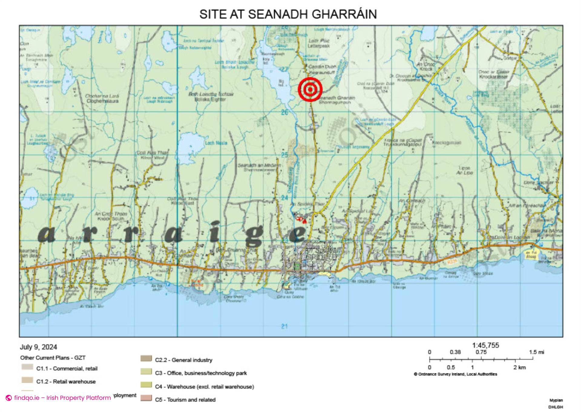 Commercial Site for Sale in Spiddal, Galway