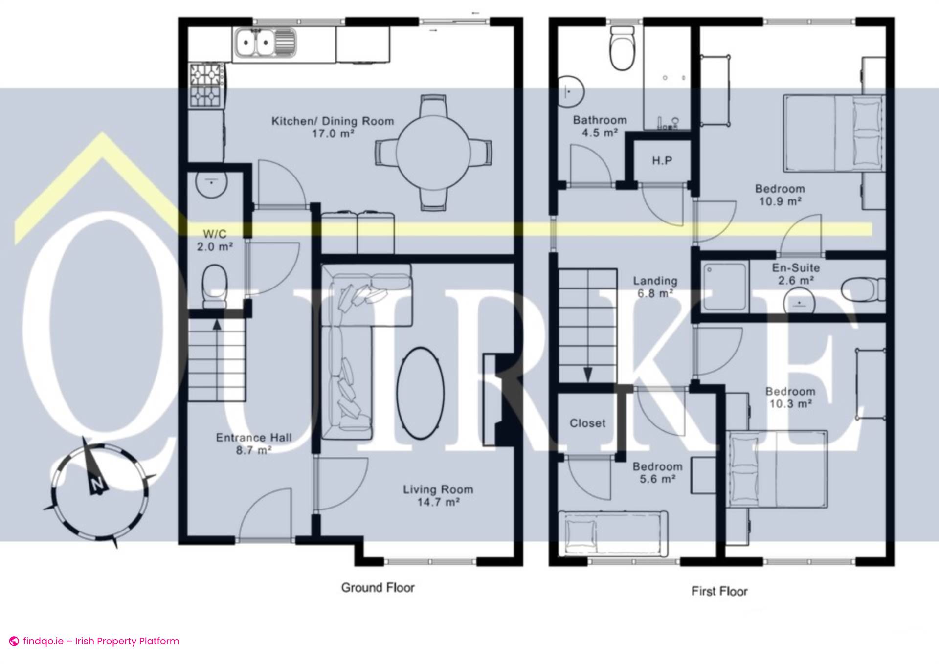End of terrace house for Sale in Newcastle, Down