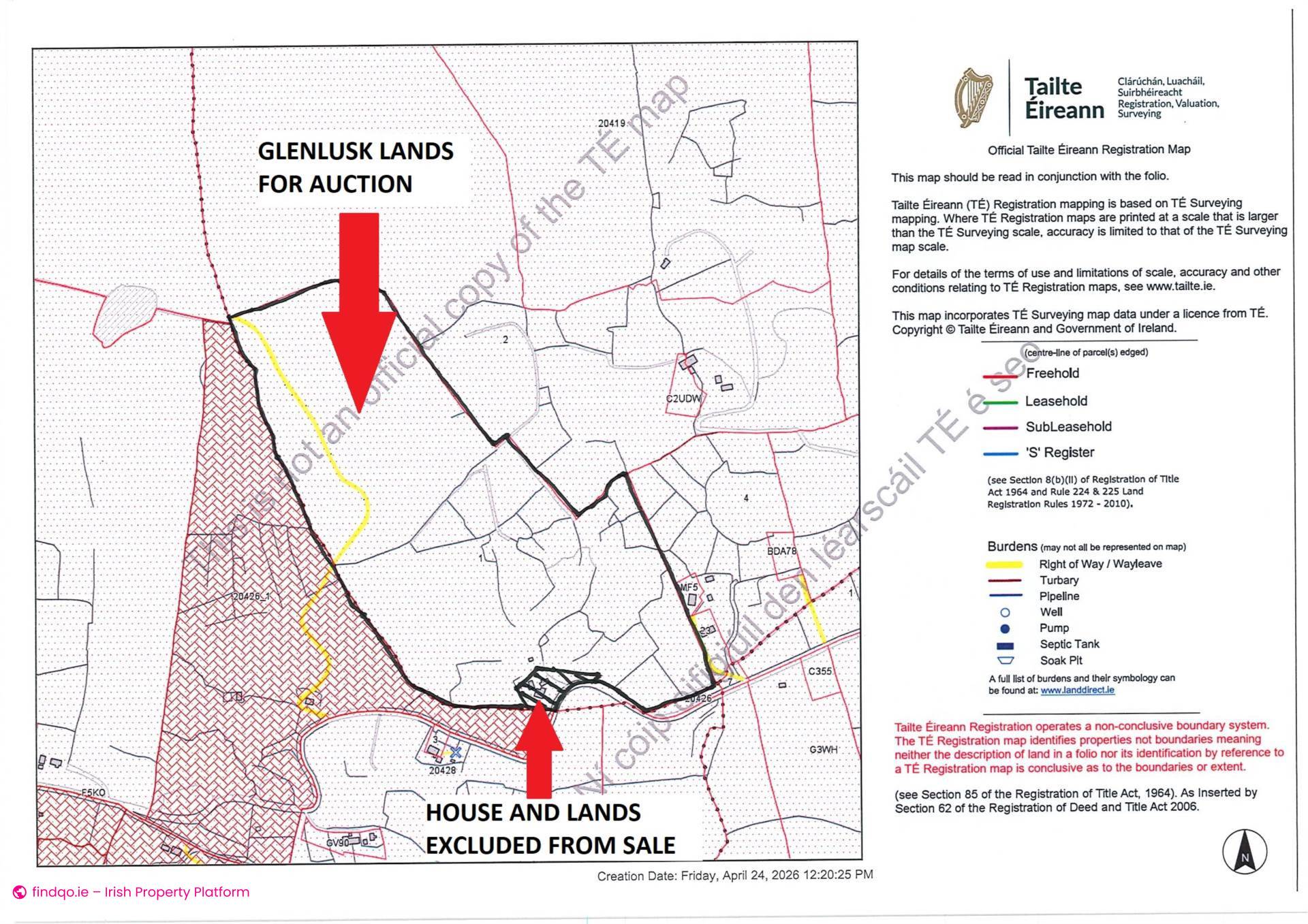 Agricultural Land for Sale in Cornamona, Galway