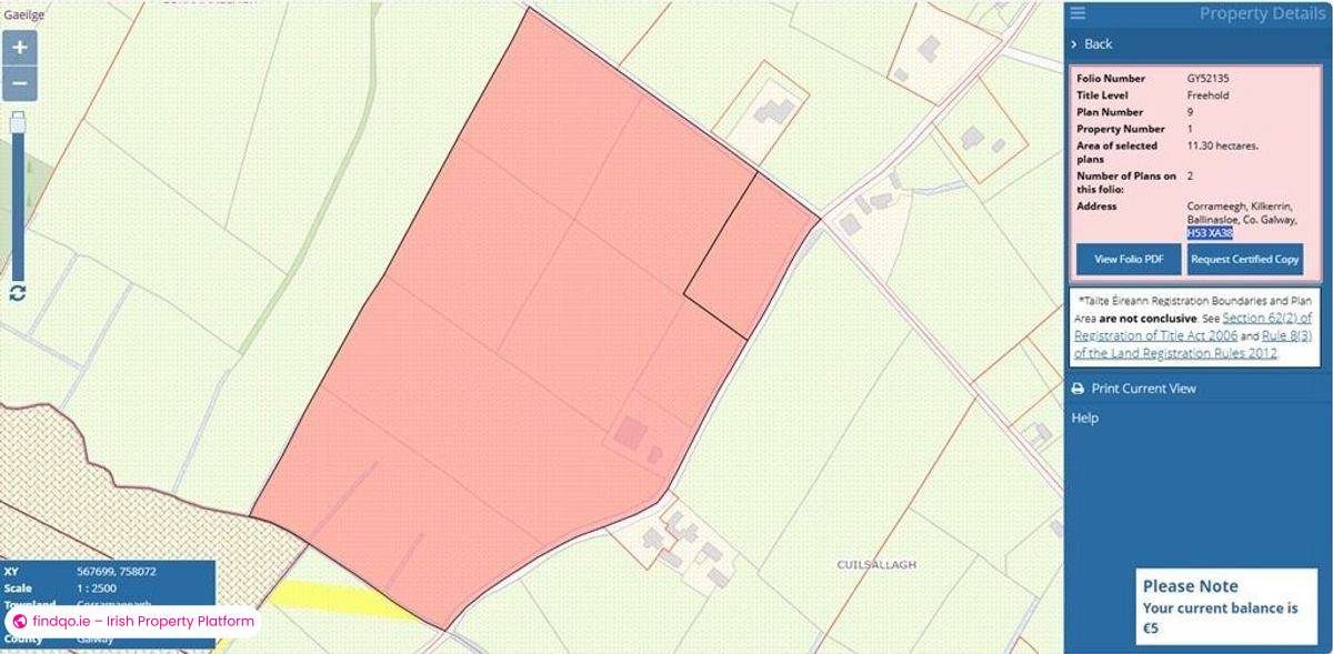 Agricultural Land for Sale in Galway City Centre, Galway