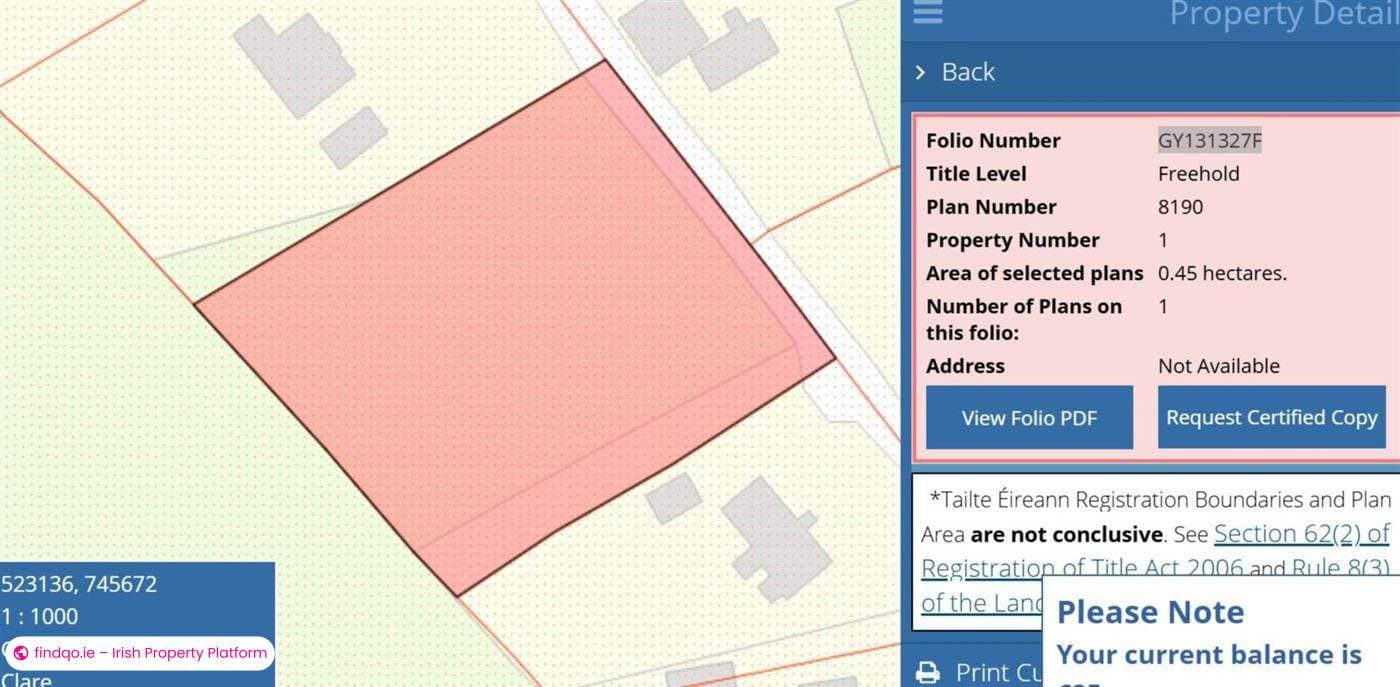 Site for Sale in Headford, Galway
