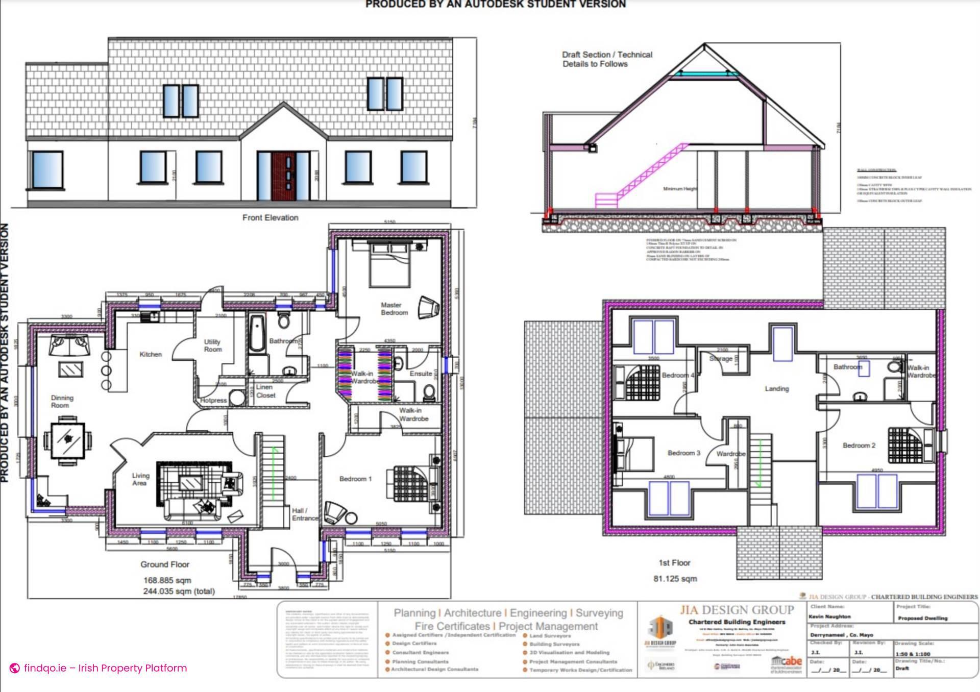 Detached house for Sale in Derrynameel, Barnatra,Ballina, Co. Mayo