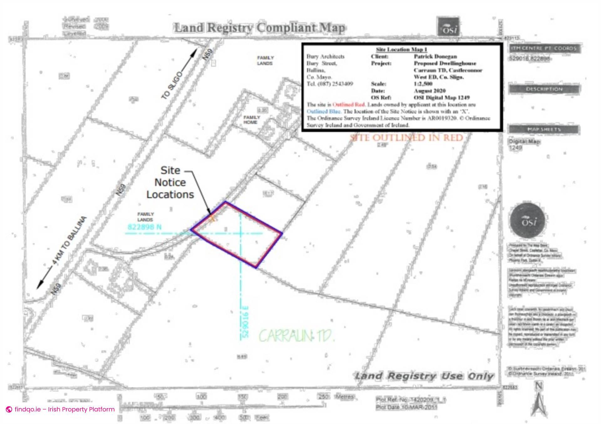 Development Land for Sale in Carraun, Corballa, Co. Sligo
