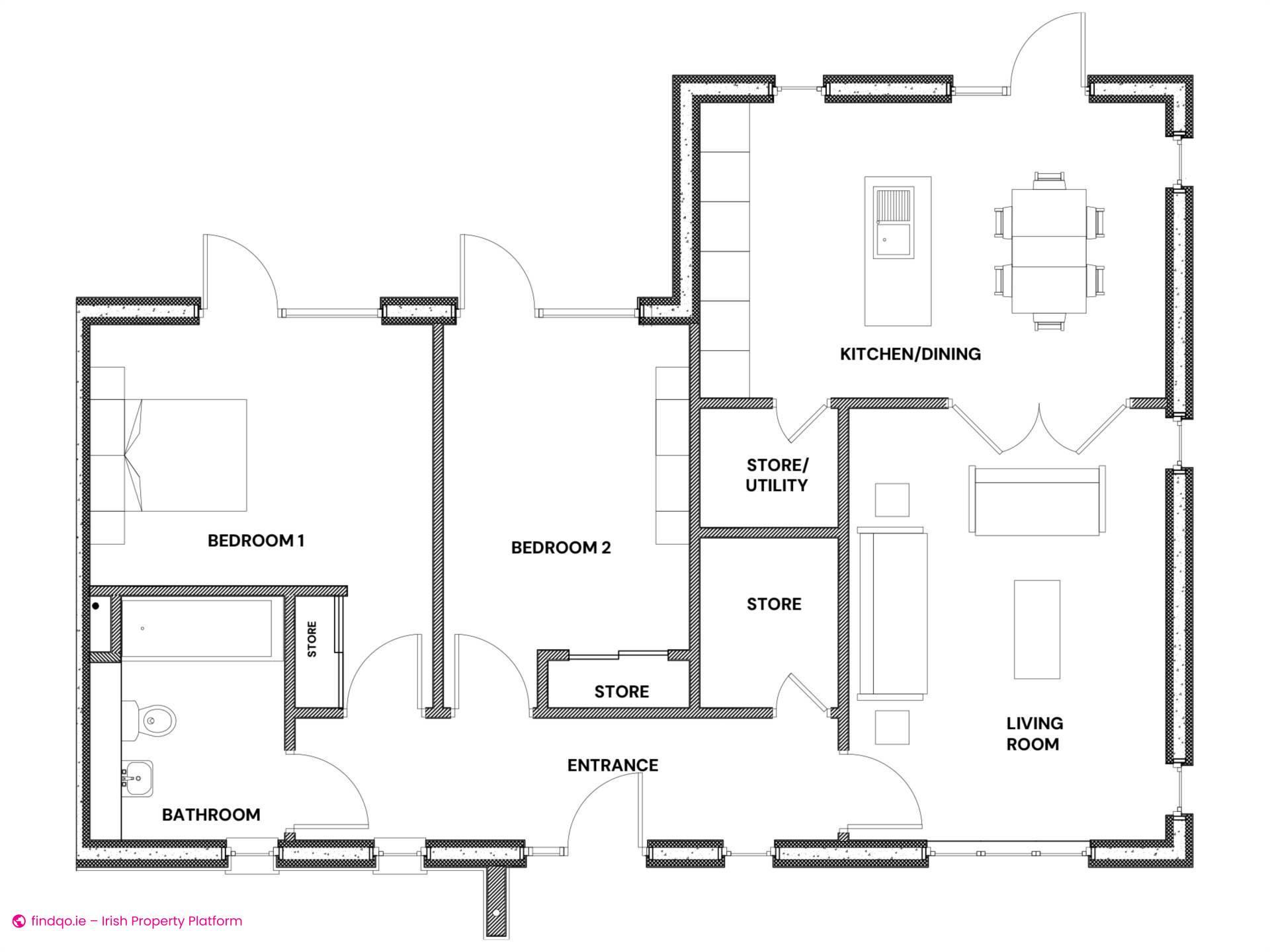 Semi-detached house for Sale in Dungloe, Donegal
