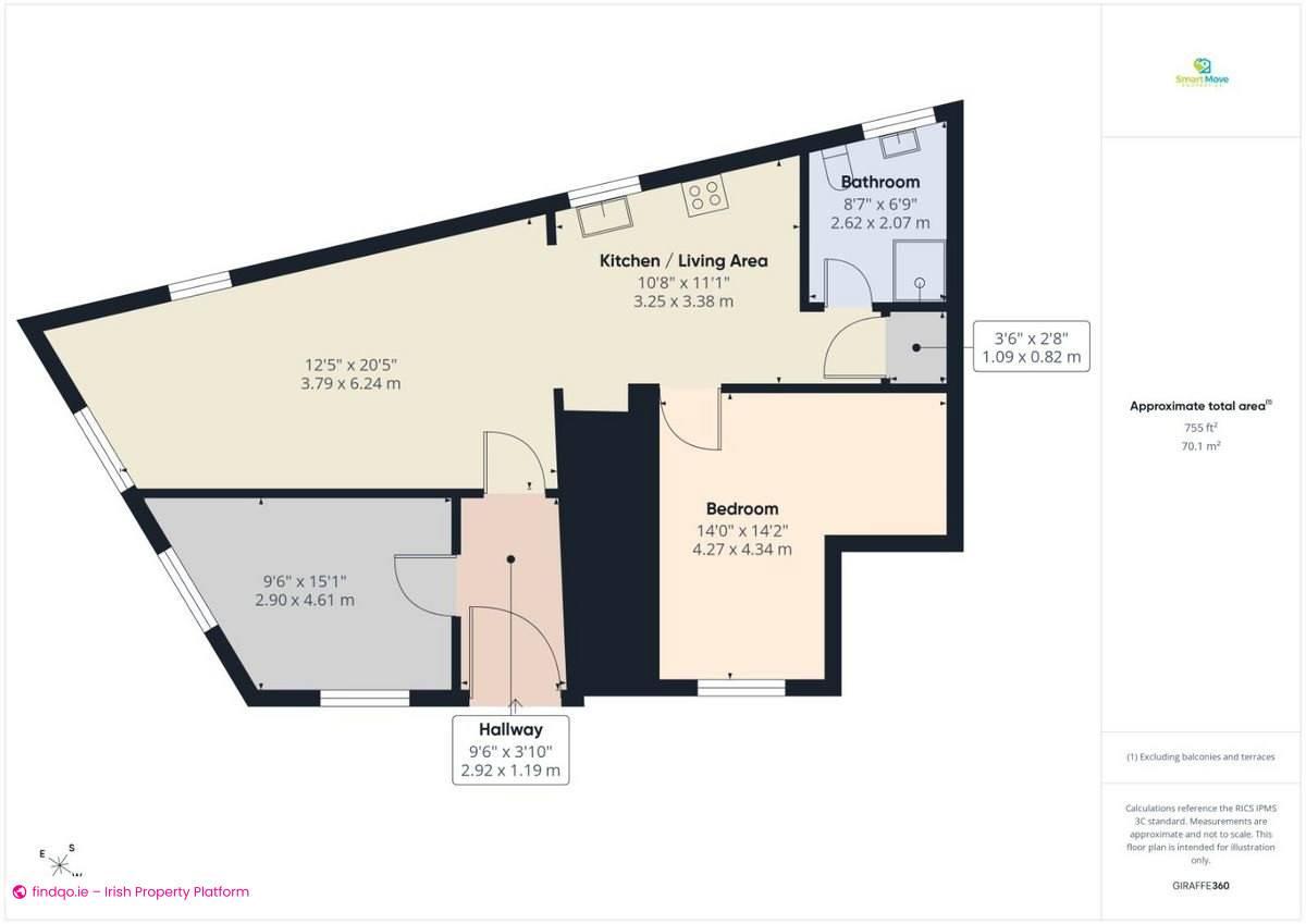 2 Bedroom Apartment for Rent in Waterford City Centre, Waterford