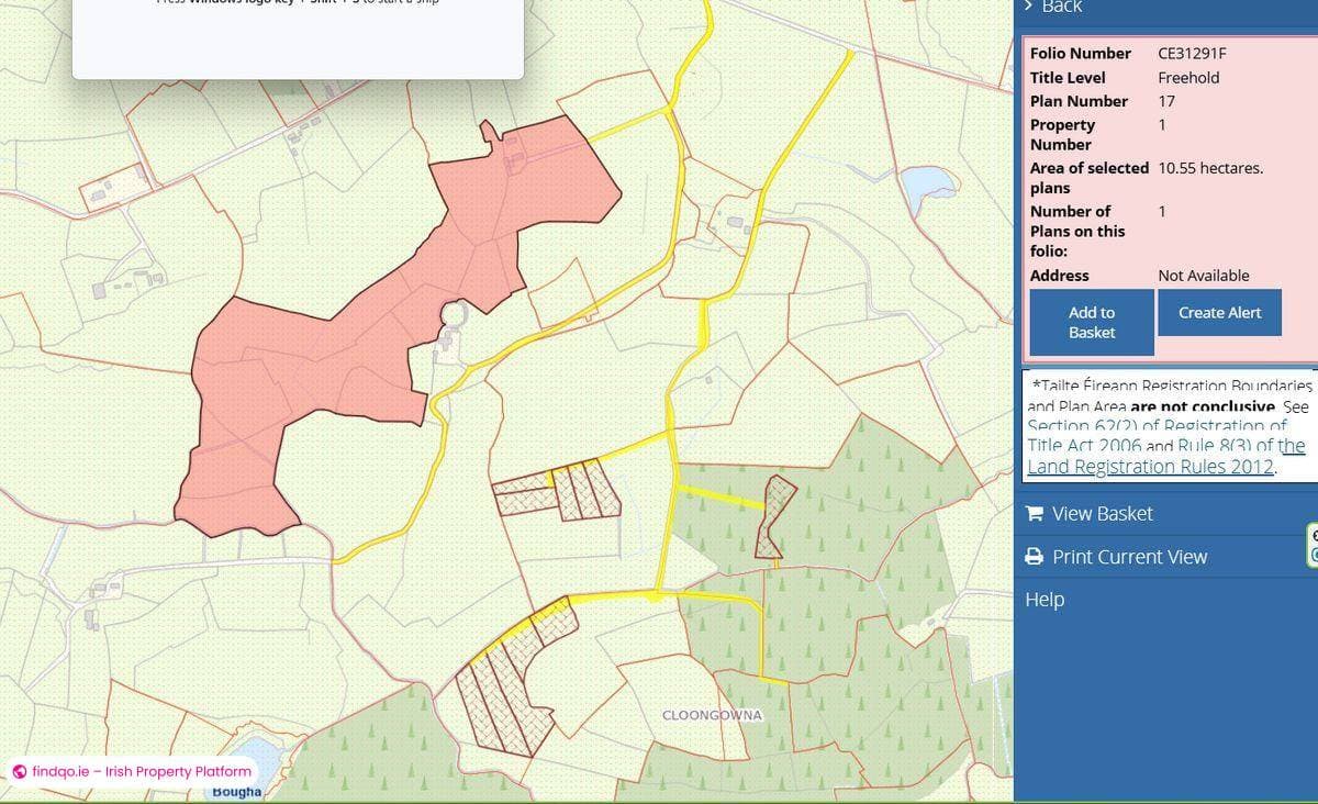 Agricultural Land for Sale in Kilnamona, Clare