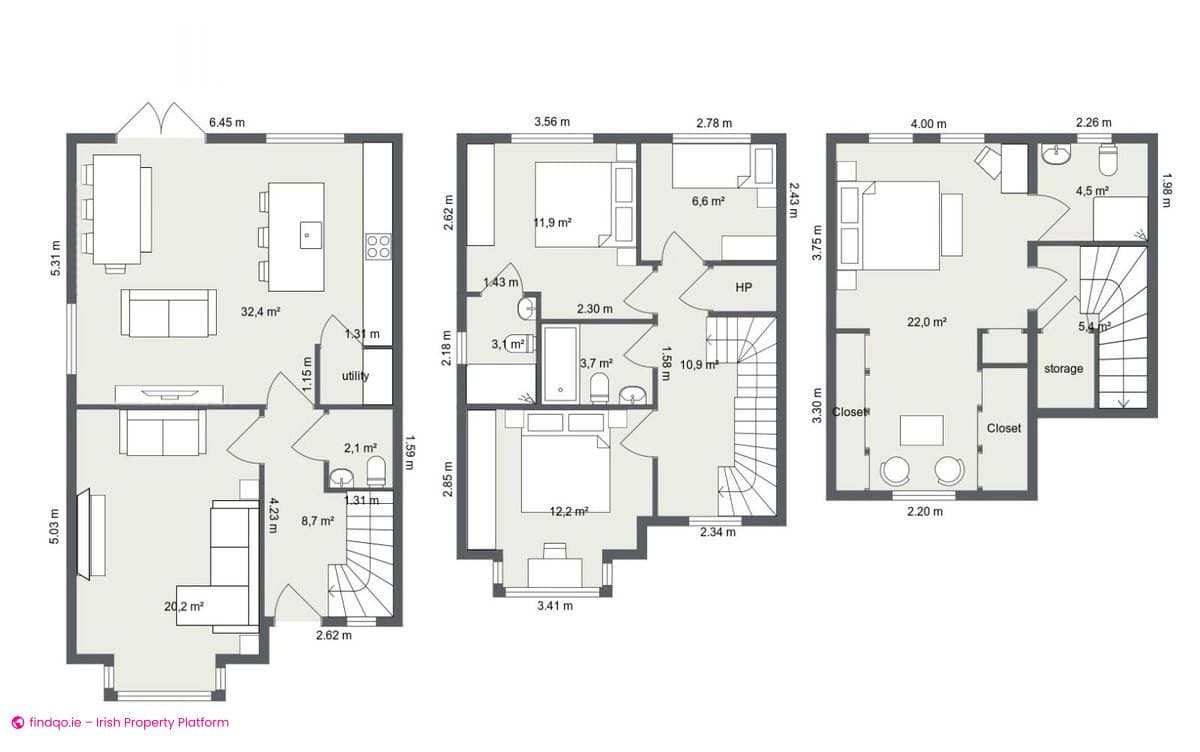 Semi-detached house for Sale in Naas, Kildare