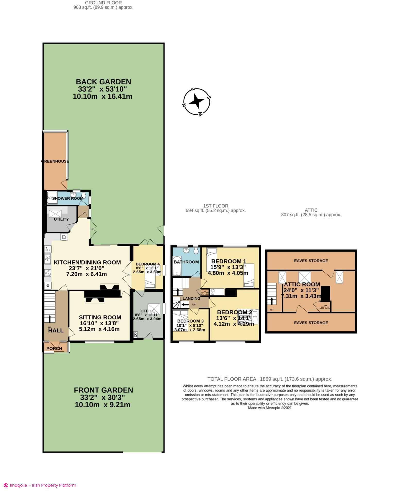End of terrace house for Sale in Stillorgan, Dublin (County)