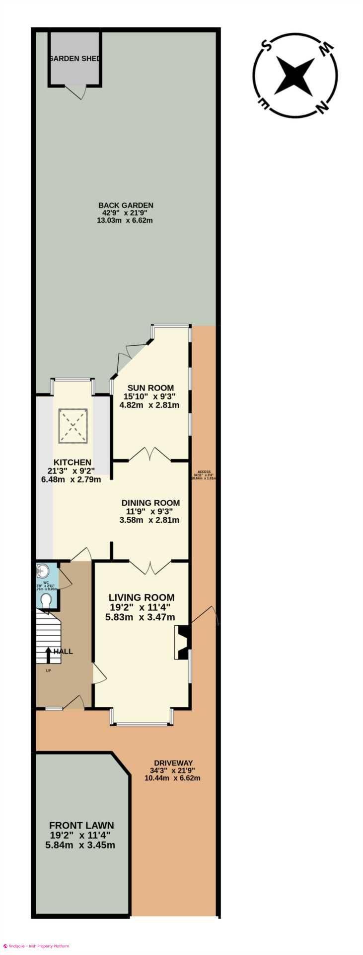 Semi-detached house for Sale in Dublin 18