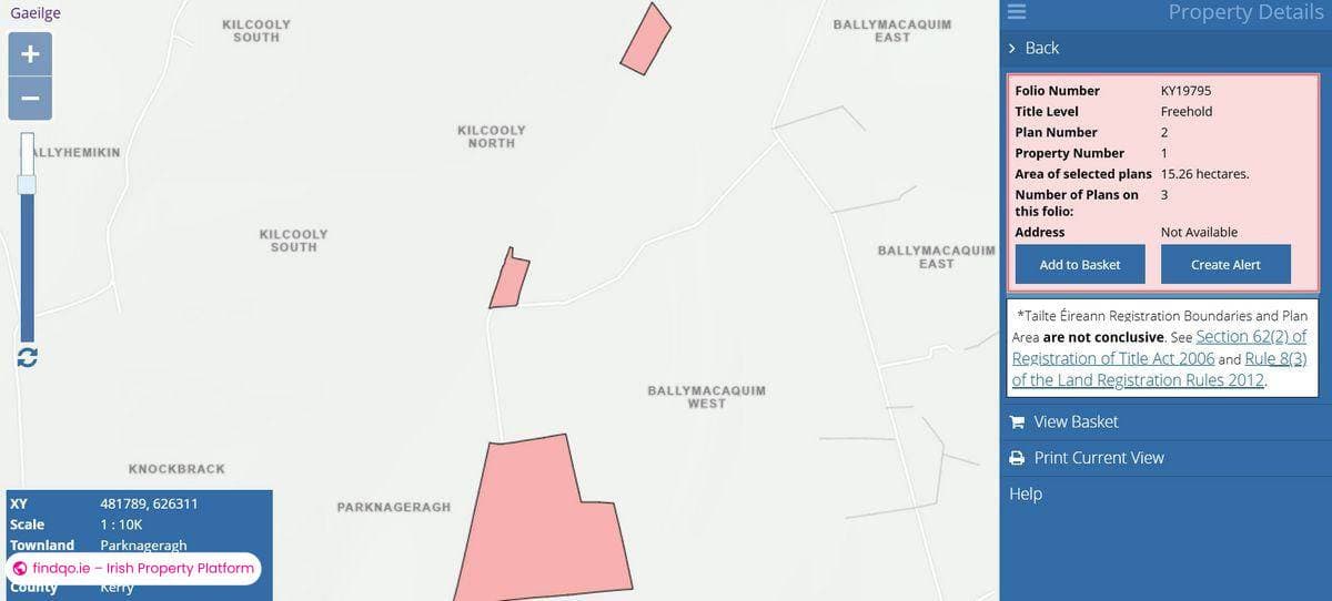 Agricultural Land for Sale in Ardfert, Kerry