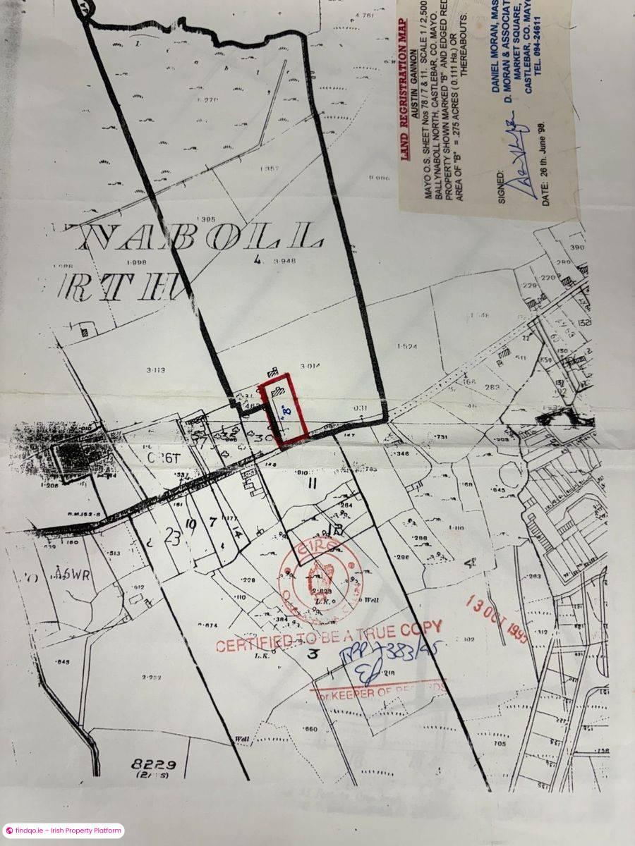 Site for Sale in Castlebar, Mayo