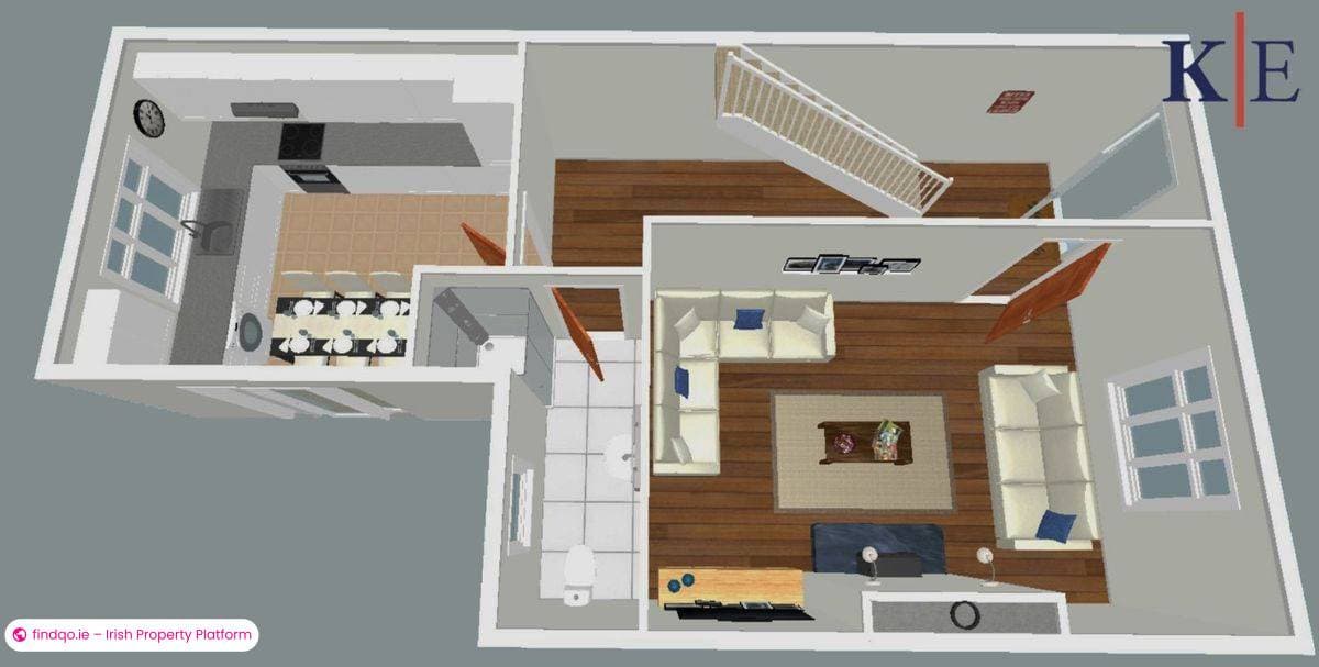 End of terrace house for Sale in Riverchapel, Wexford