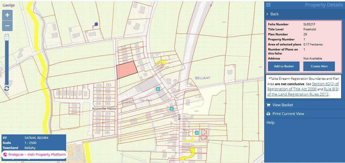 Site for Sale in Bellaghy, Sligo