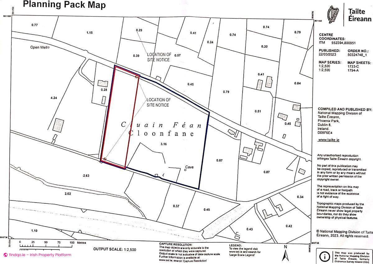 Site for Sale in Charlestown, Mayo