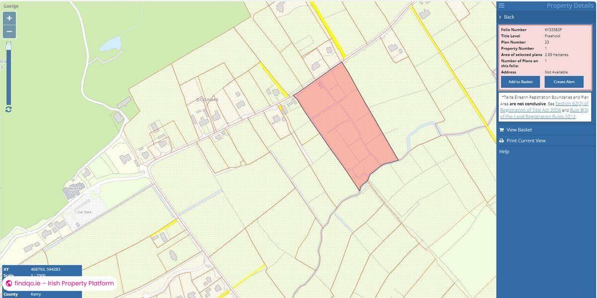 Site for Sale in Glenbeigh, Kerry